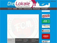 Tablet Screenshot of lokale-mm.de